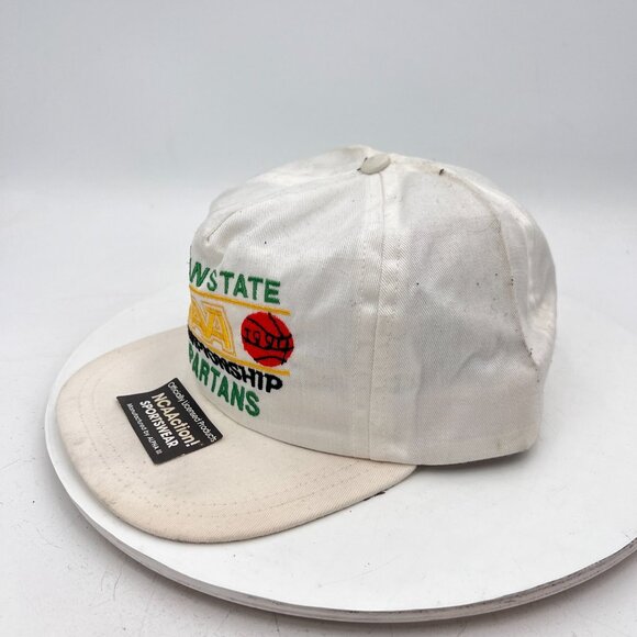 NCAAction! Sportswear Michigan State Spartans Championship White Snapback Hat - Picture 2 of 9